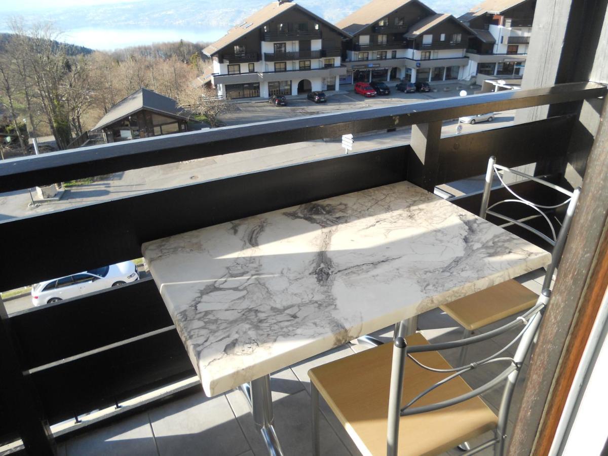 SUPERBE APPARTEMENT T2 3 ETOILES 40m2 PIED DES PISTES VUE SUR LE LAC Thollon-les-Memises Exterior foto